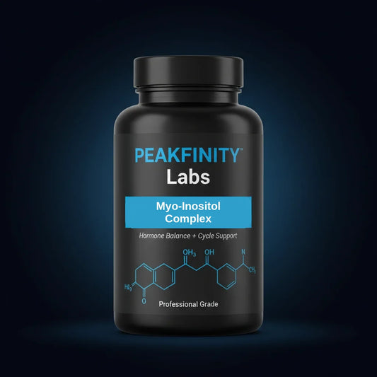 Peakfinity Labs Myo-Inositol & D-Chiro Inositol Tablets with Methylfolate