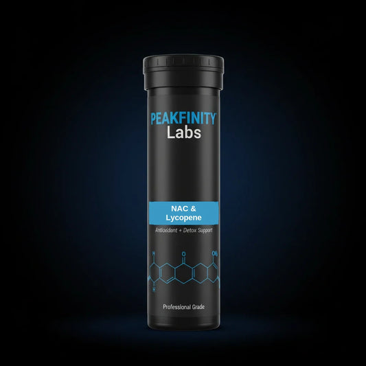 Peakfinity Labs NAC, Vitamin C & Lycopene Effervescent Tablets