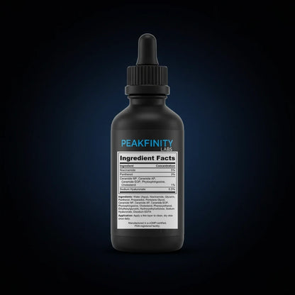 Niacinamide 5% Smoothing Body Serum back label