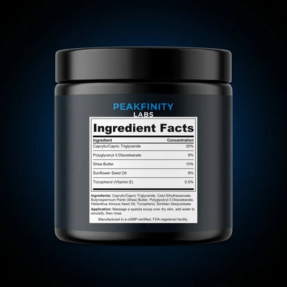 Oil-Based Cleansing Balm back label