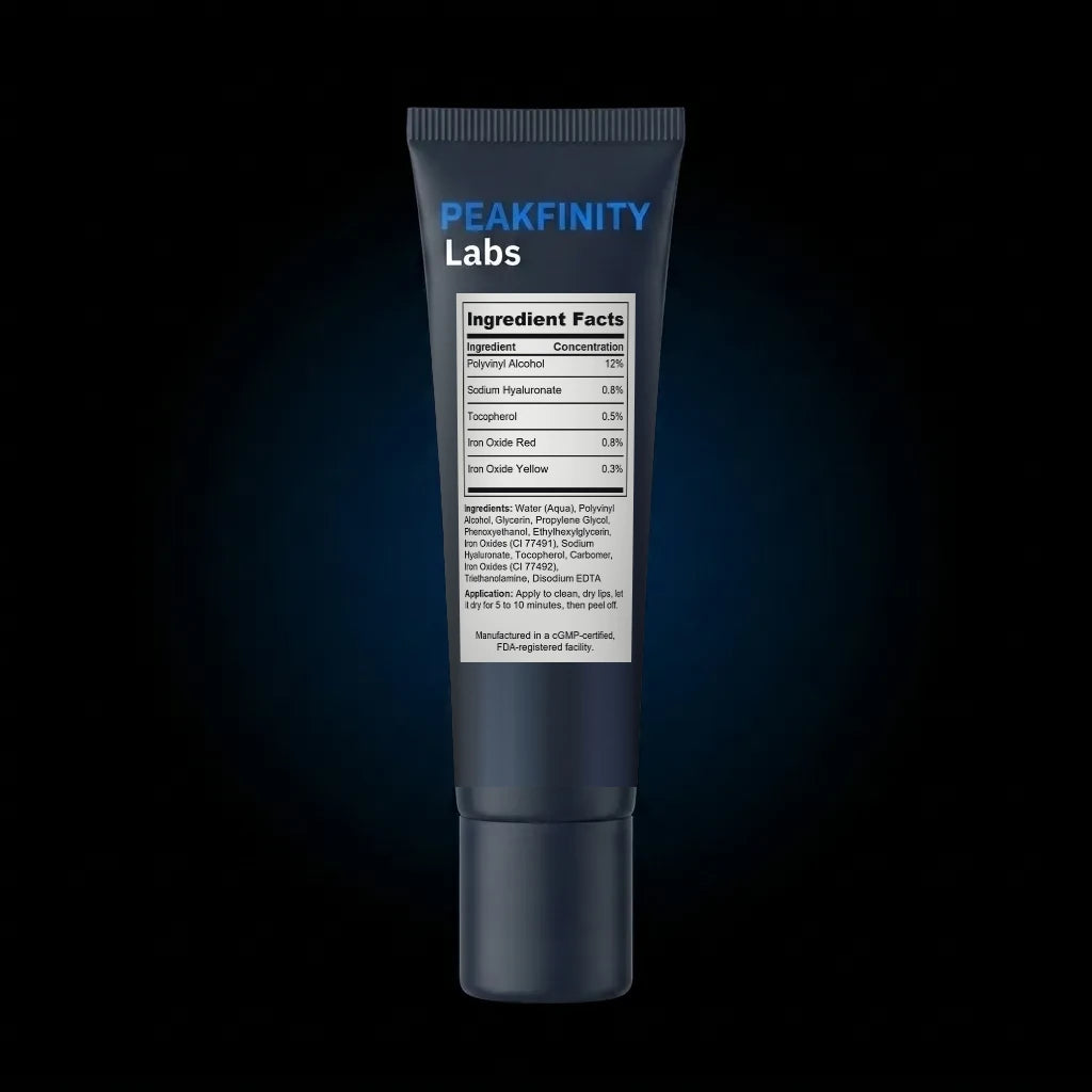 Peel-Off Lip Liner Stain with Hyaluronic Acid & Vitamin E back label