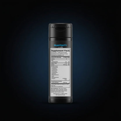 Pre & Probiotic Effervescent Tablets back label