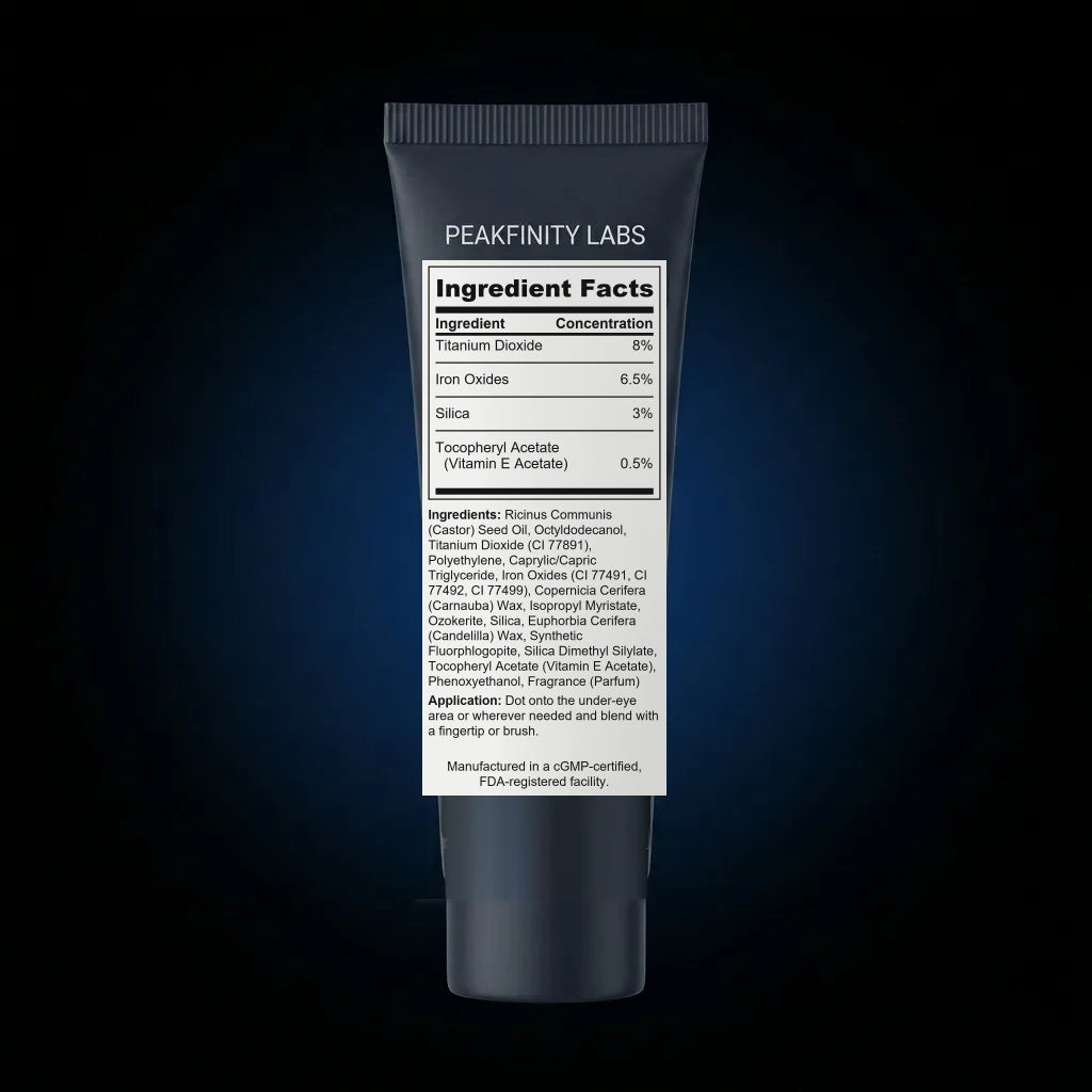 Concealer Stick & Brush Duo back label