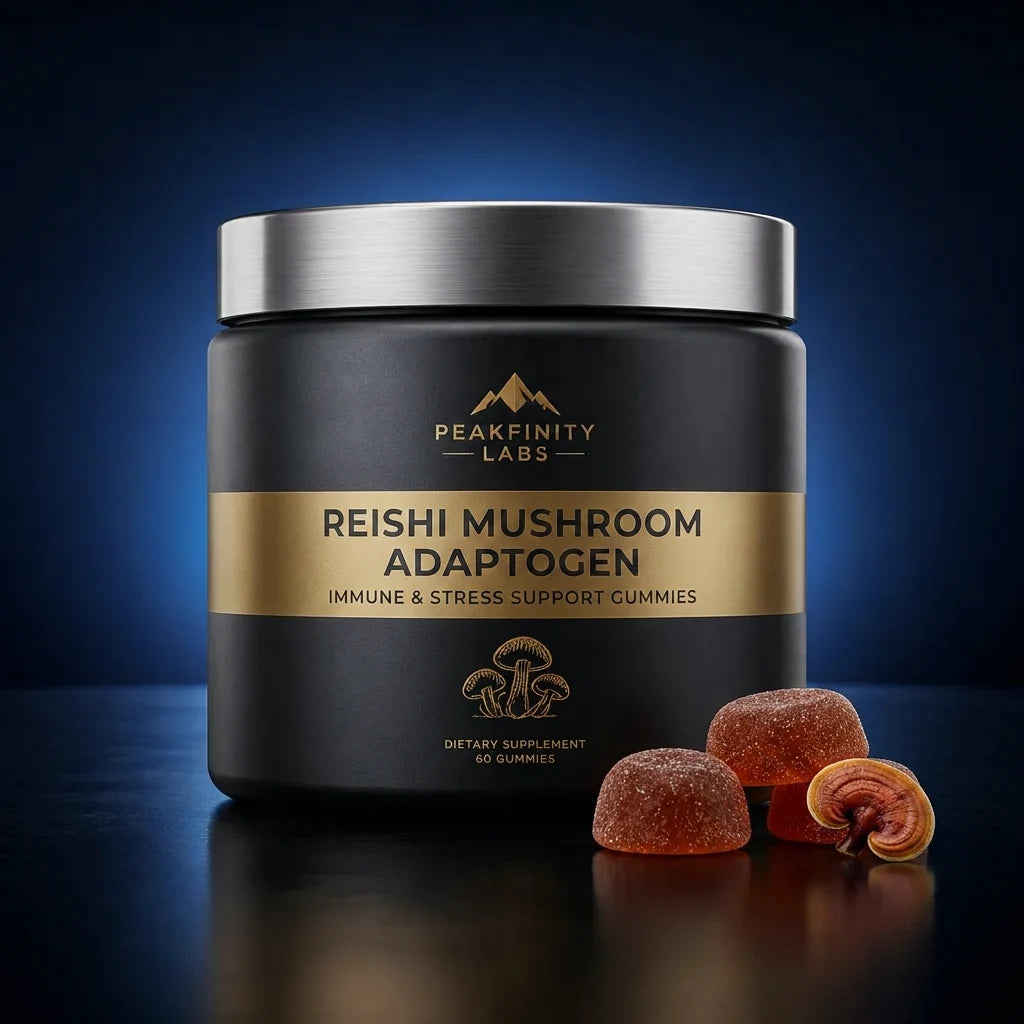 Peakfinity Labs Reishi Mushroom Adaptogen Gummies