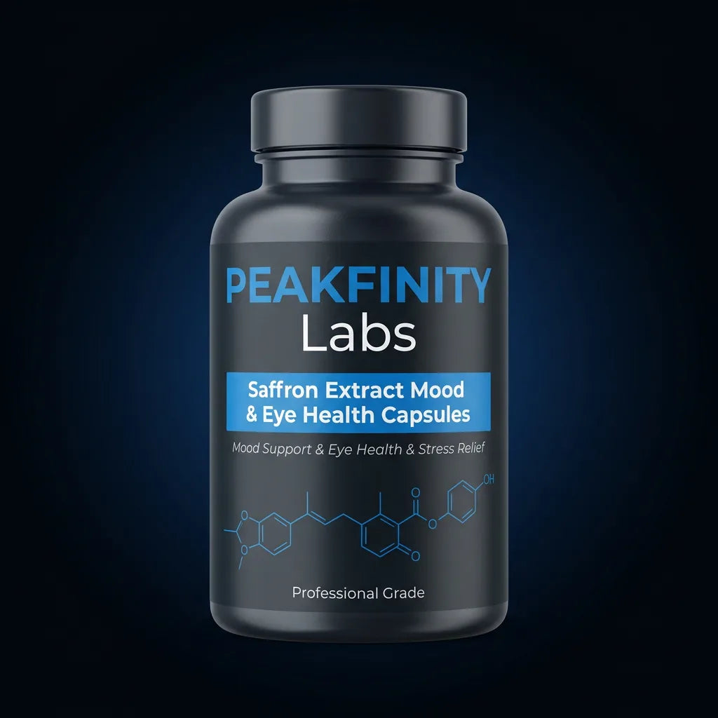 Peakfinity Labs Saffron Extract Mood & Eye Health Capsules