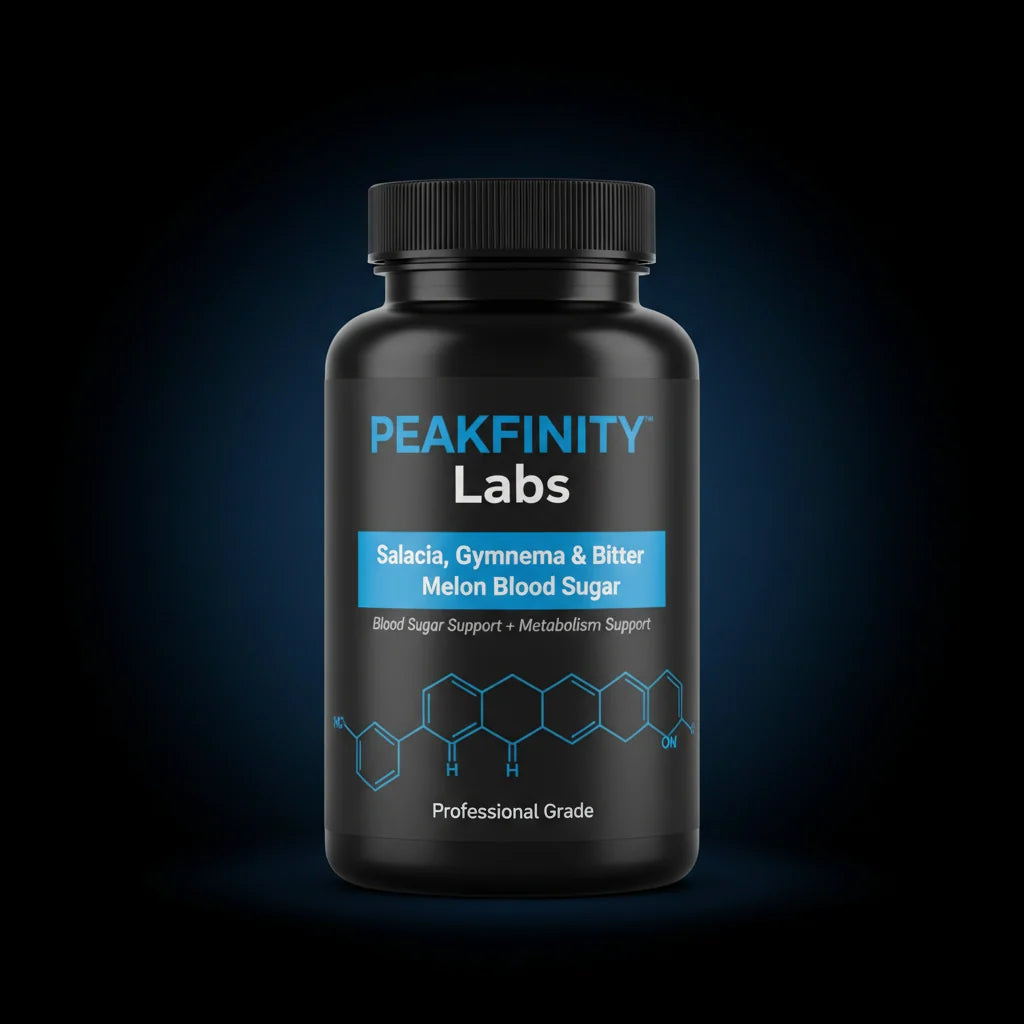 Peakfinity Labs Salacia, Gymnema & Bitter Melon Blood Sugar Support Tablets