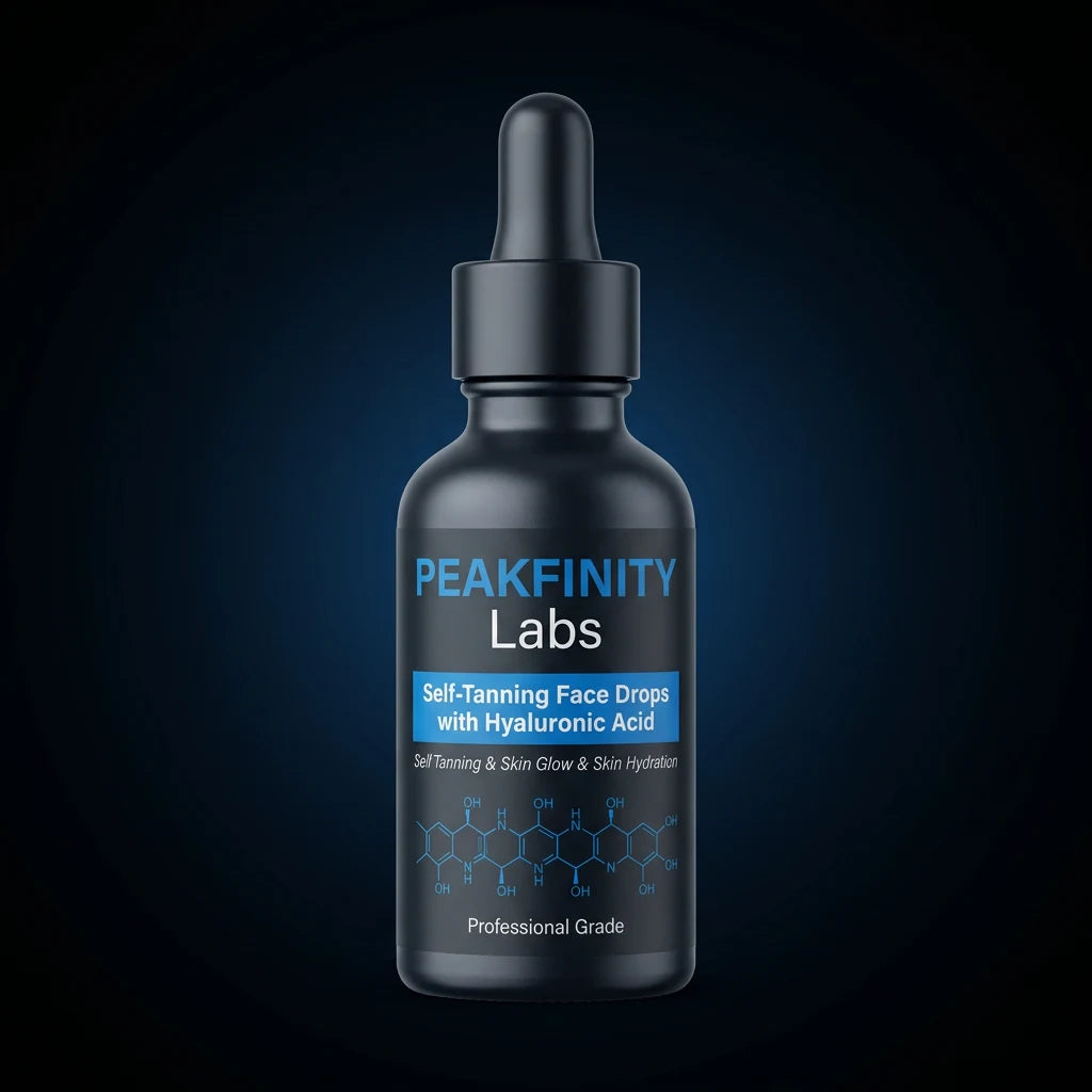 Peakfinity Labs Self-Tanning Face Drops with Hyaluronic Acid