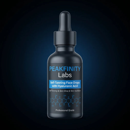 Peakfinity Labs Self-Tanning Face Drops with Hyaluronic Acid