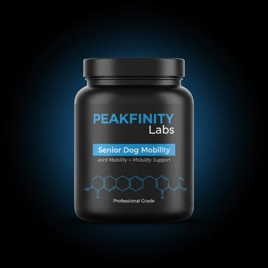 Peakfinity Labs Senior Dog Mobility Soft Chews with Green-Lipped Mussel