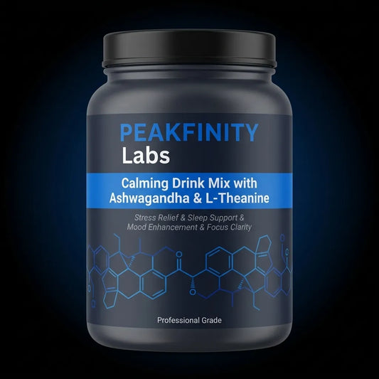 Peakfinity Labs Calming Drink Mix with Ashwagandha & L-Theanine