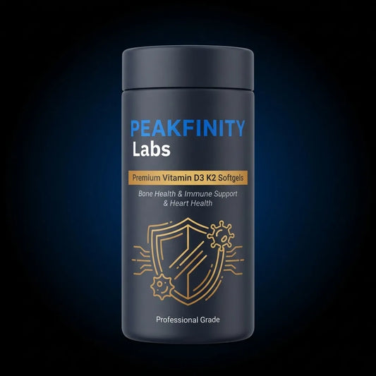 Peakfinity Labs Vitamin D3 K2 Softgels 5000 IU