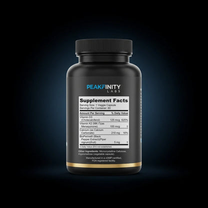 Vitamin K2/D3 back label
