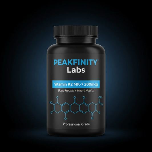 Peakfinity Labs Vitamin K2 MK-7 200 mcg with D3 Capsules