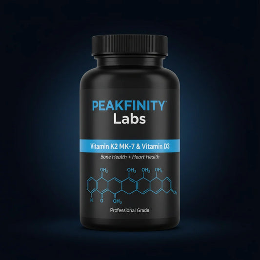 Peakfinity Labs Vitamin K2 MK-7 & Vitamin D3 Tablets