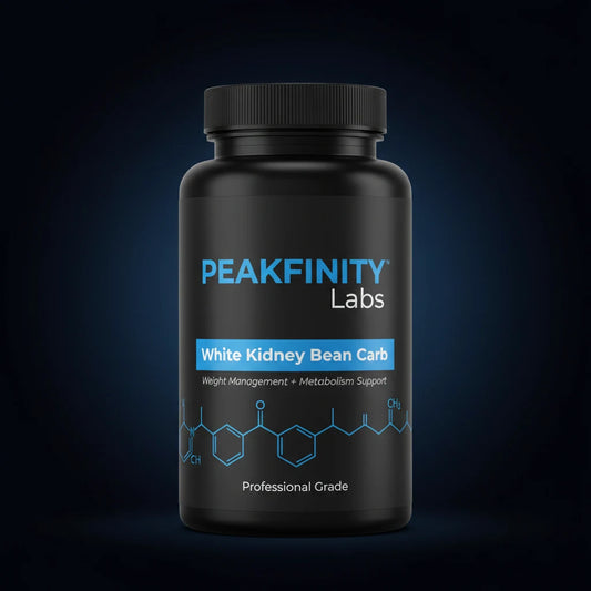 Peakfinity Labs White Kidney Bean Extract 500 mg with Chromium Capsules