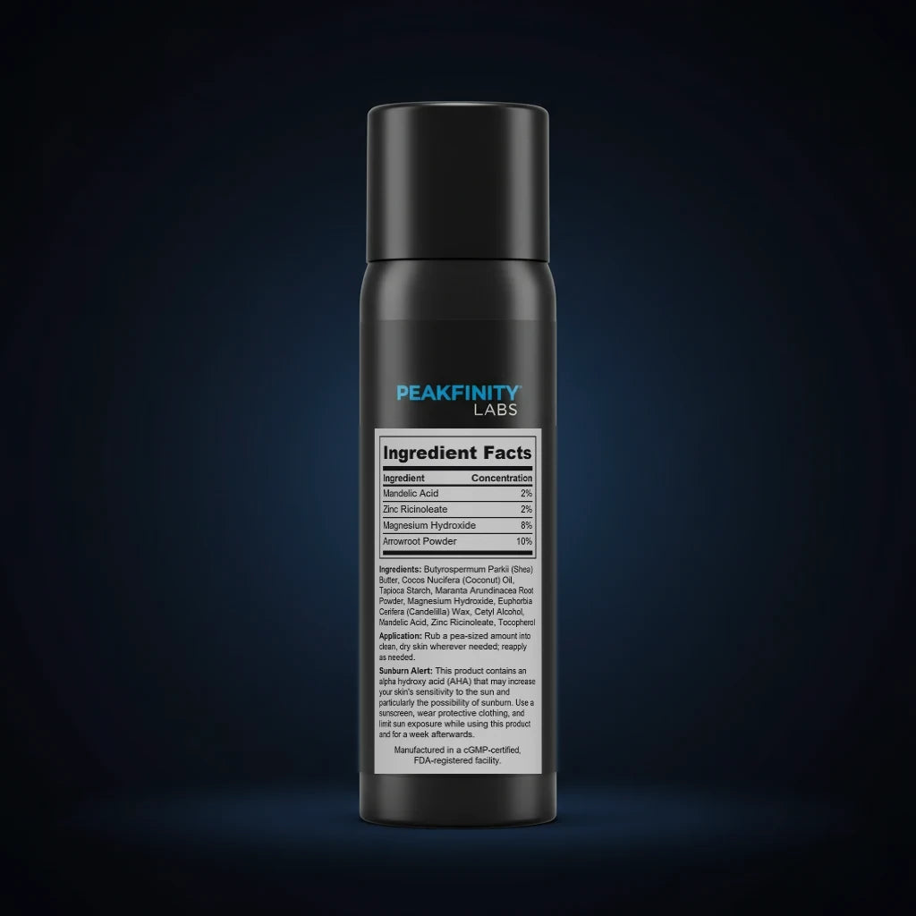 Whole-Body Deodorant Cream - Fragrance-Free back label