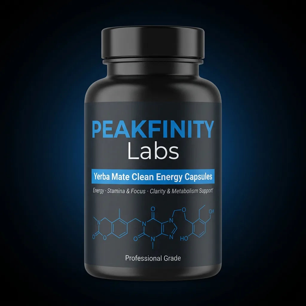 Peakfinity Labs Yerba Mate Clean Energy Capsules